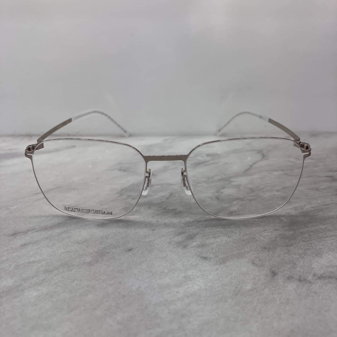 B96 바이코즈 VYCOZ 스노우 골드 스퀘어 역산각 메탈테 안경 상품이미지6