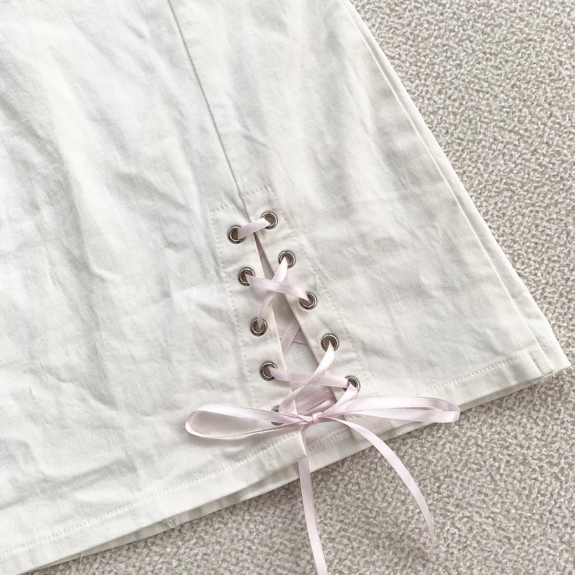 히메갸루 ♥ 리본 아일렛 h라인sk 상품이미지2