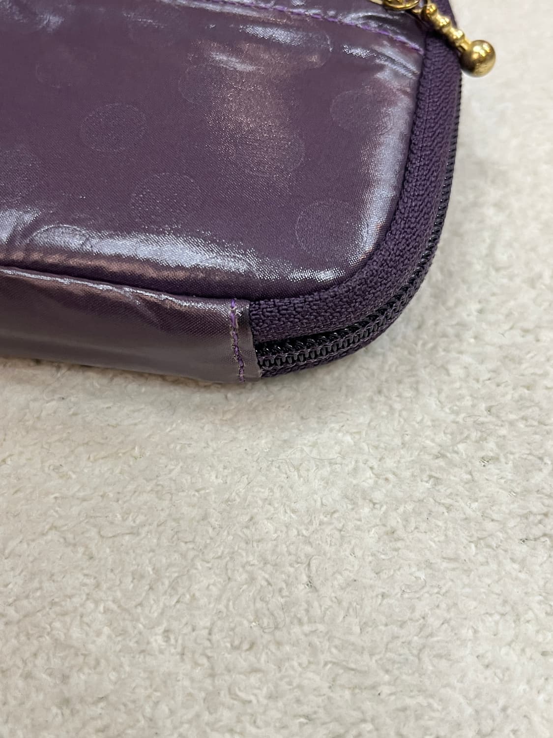 Porter 포터 도트 장지갑 퍼플 상품이미지9