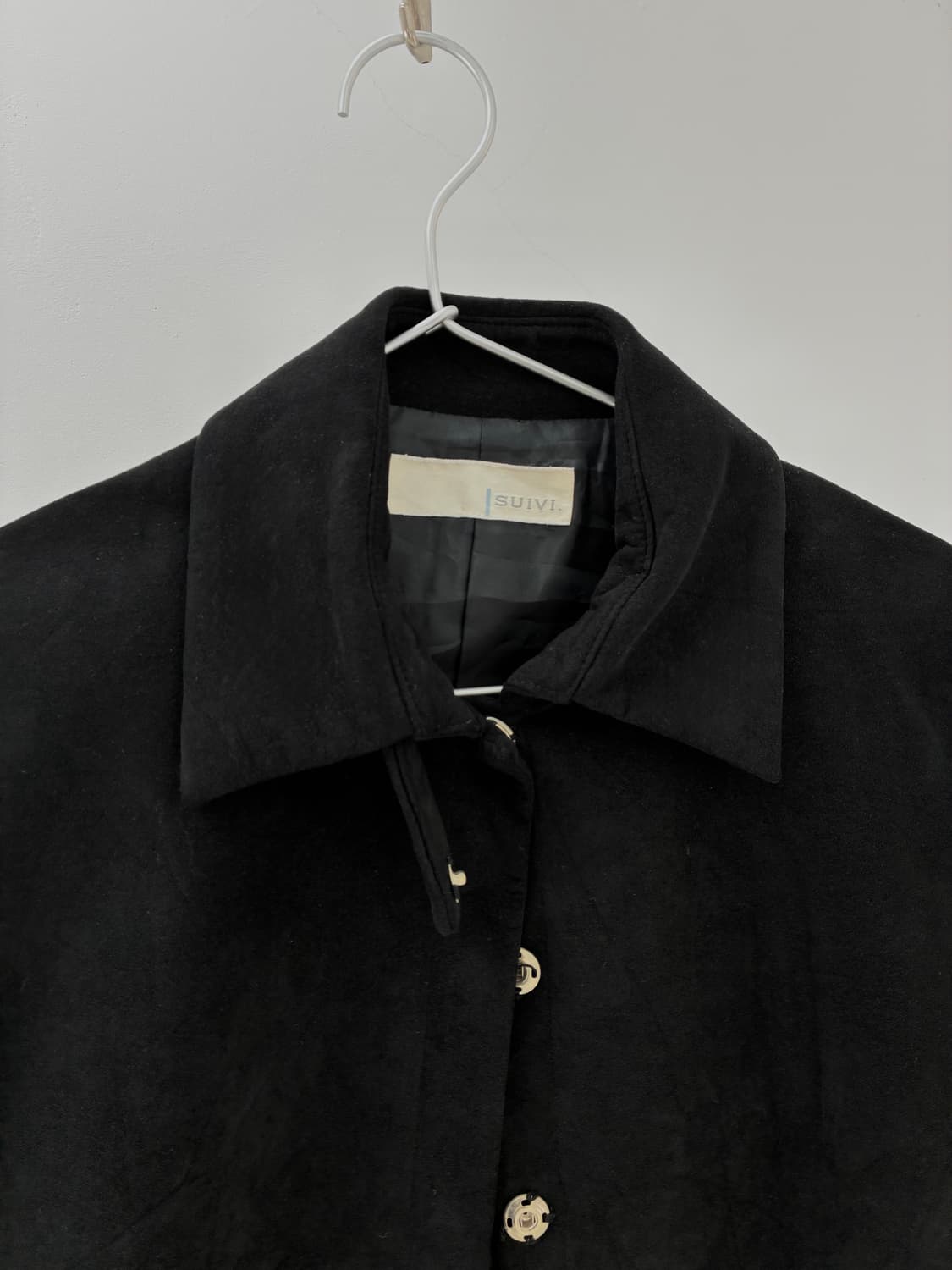 Suivi snap button velvet Jacket 상품이미지3