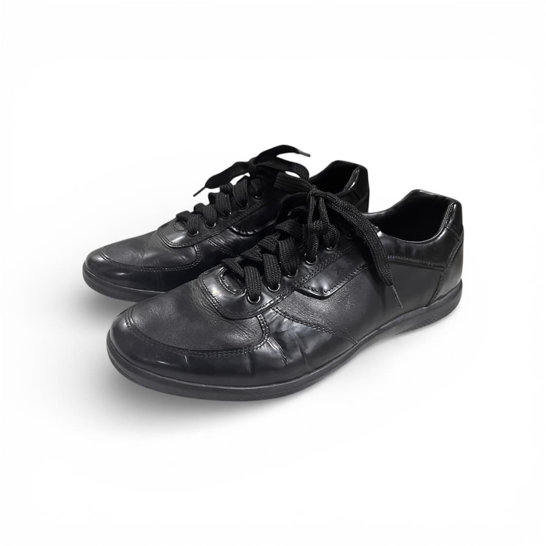 [275] 프라다 스포츠 아카이브 블랙 레더 스니커즈 상품이미지1