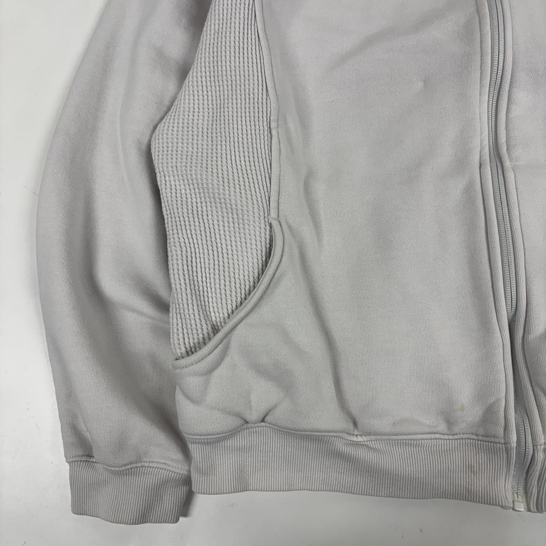 미스치프 패너블 와플 후드집업 상품이미지4