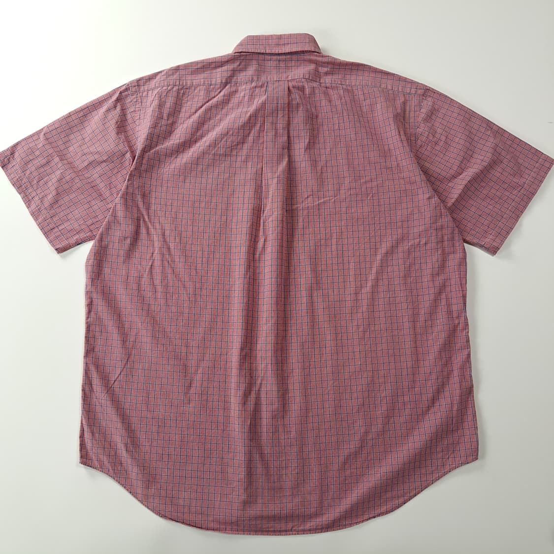 CK320 XL 폴로 90s 레드 마이크로태터솔 체크 반팔 셔츠 남방 상품이미지6