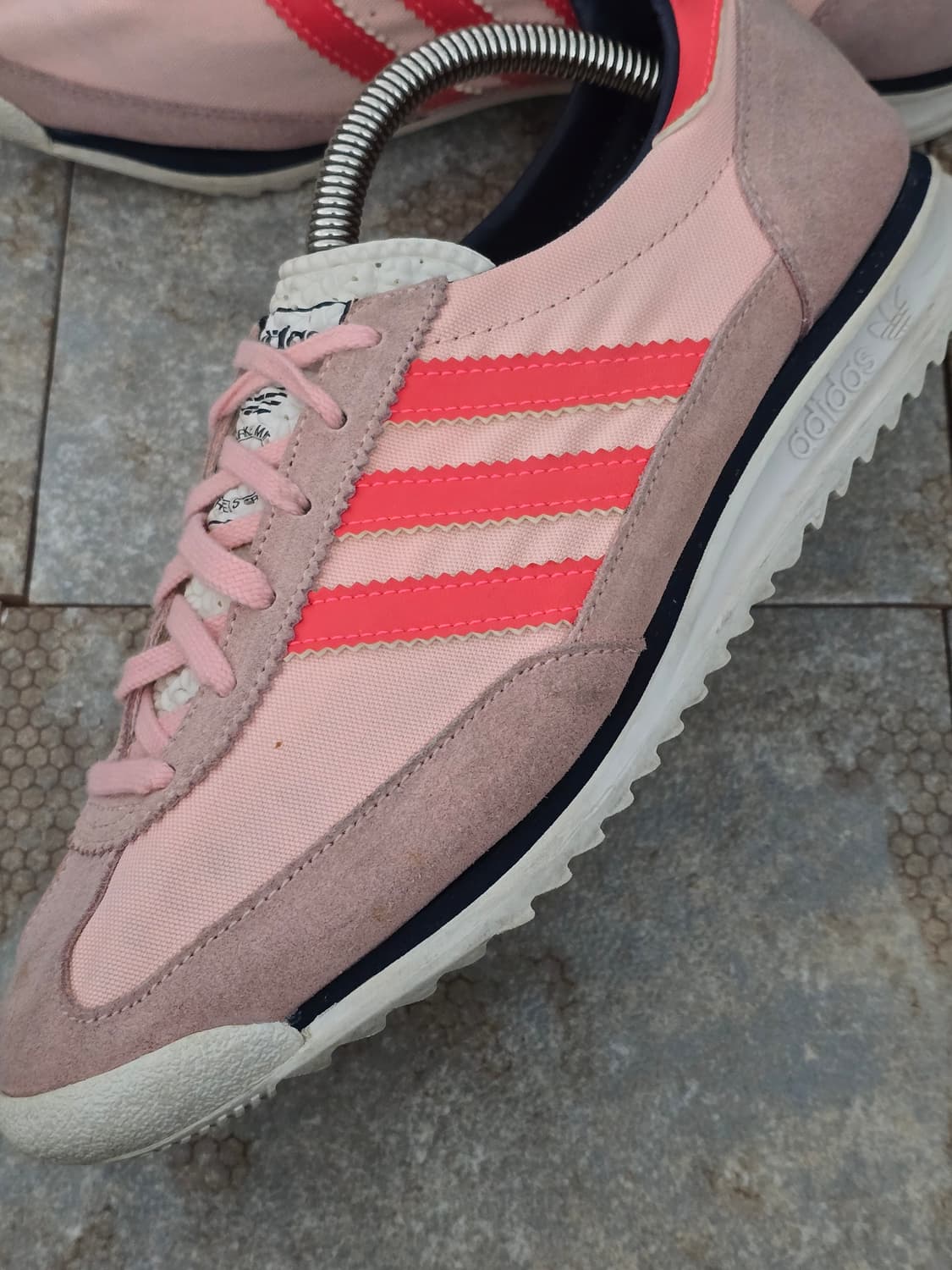 (240)아디다스 빈티지 sl 72 핑크  상품이미지3