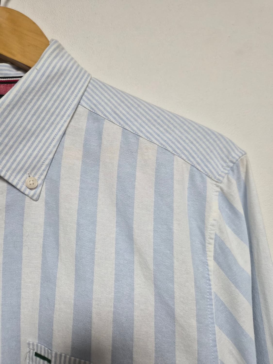 타미힐피거Tommy 옥스포드 스트라이프 셔츠 M - S364 상품이미지3