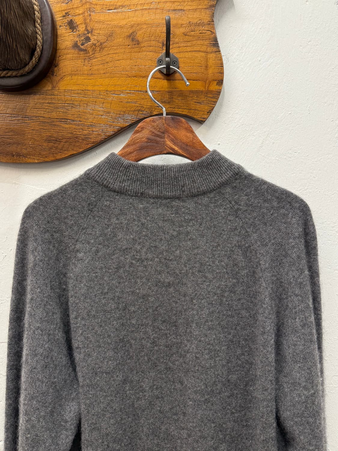 L) Japan Cashmere 100% Mock Neck Knit Sw 상품이미지5