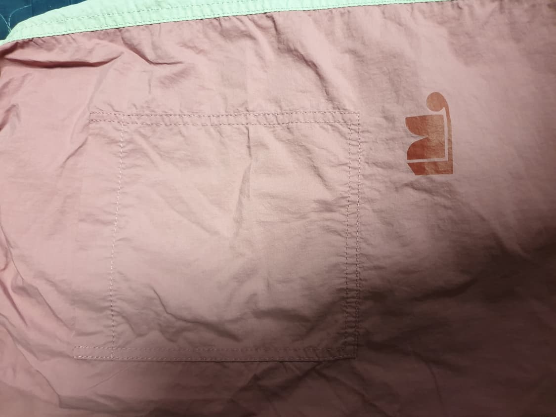 럭키마르쉐 나일론 트랙 와이드 조거팬츠 핑크 (M) 상품이미지2
