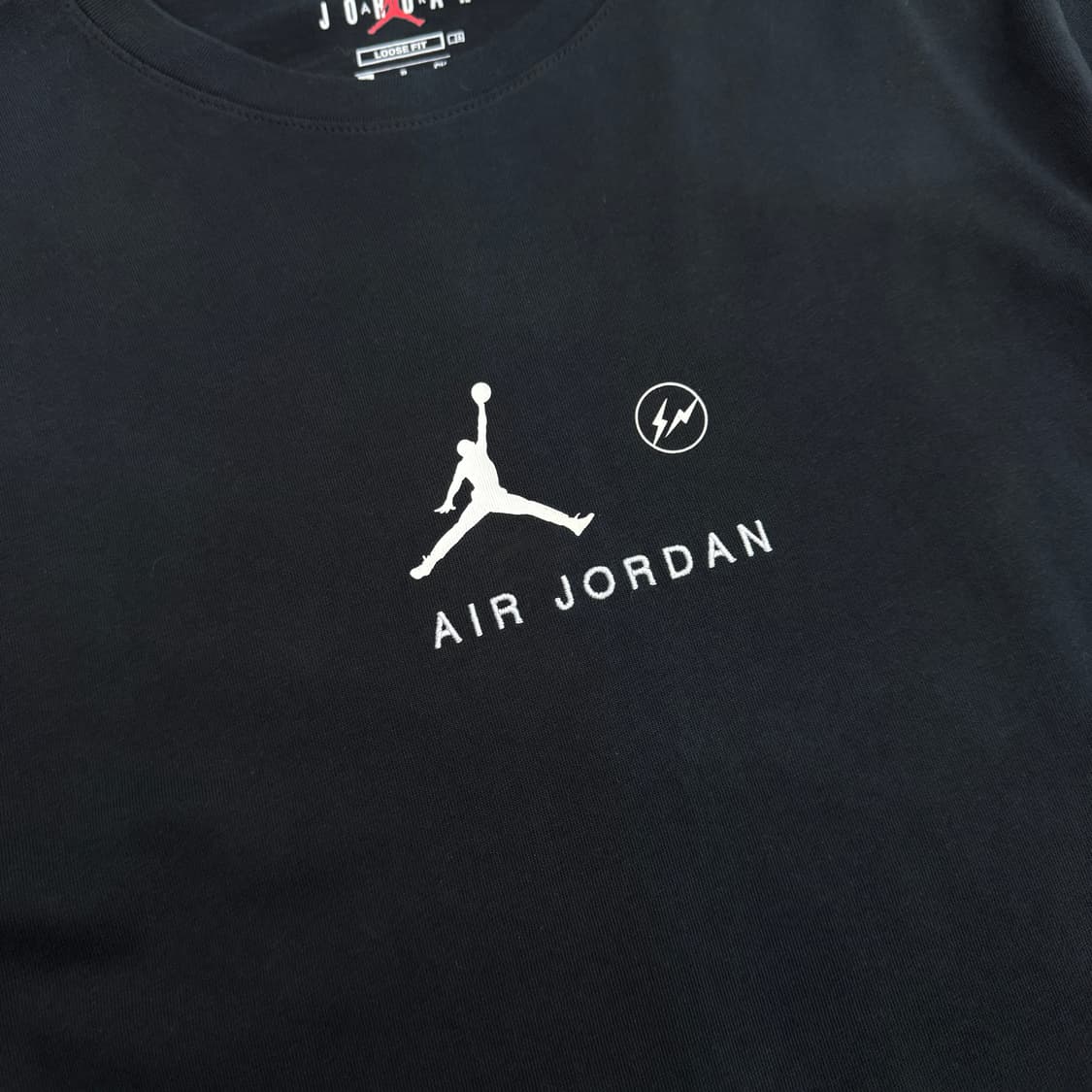 프라그먼트 X 조던 롱슬리브 블랙 상품이미지4