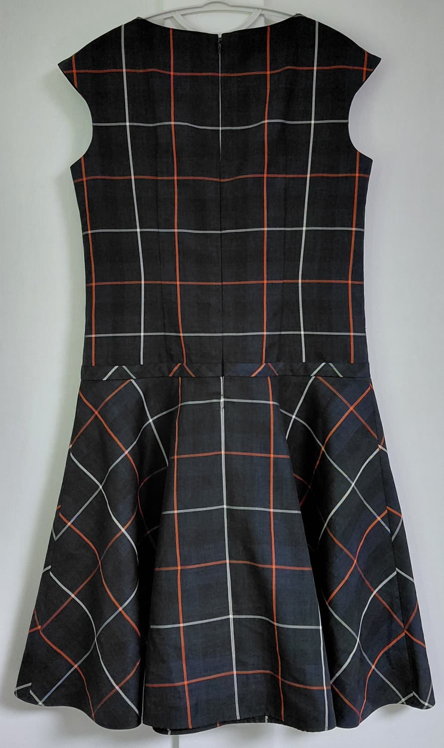 매킨토시 필로소피 이태리 Gipitex 원단 체크 플레어 원피스 (38) 상품이미지7