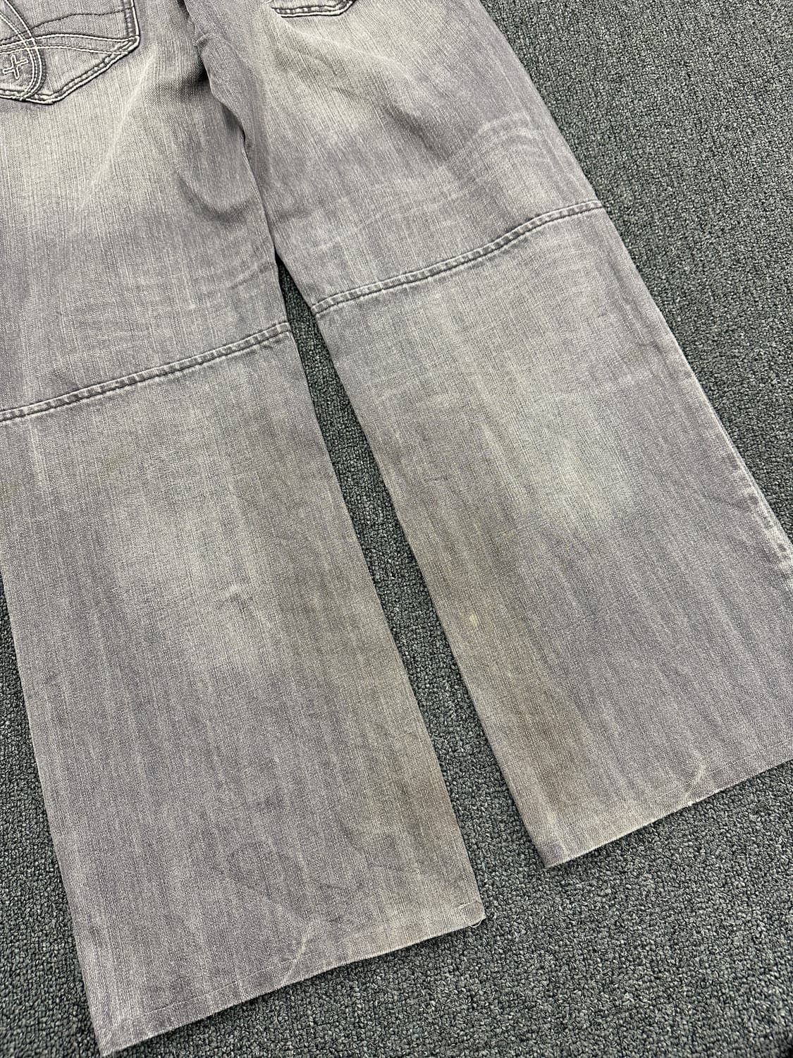 34) ROCAWEAR 로카웨어 그레이 데님팬츠 올드스쿨 힙합팬츠 상품이미지5