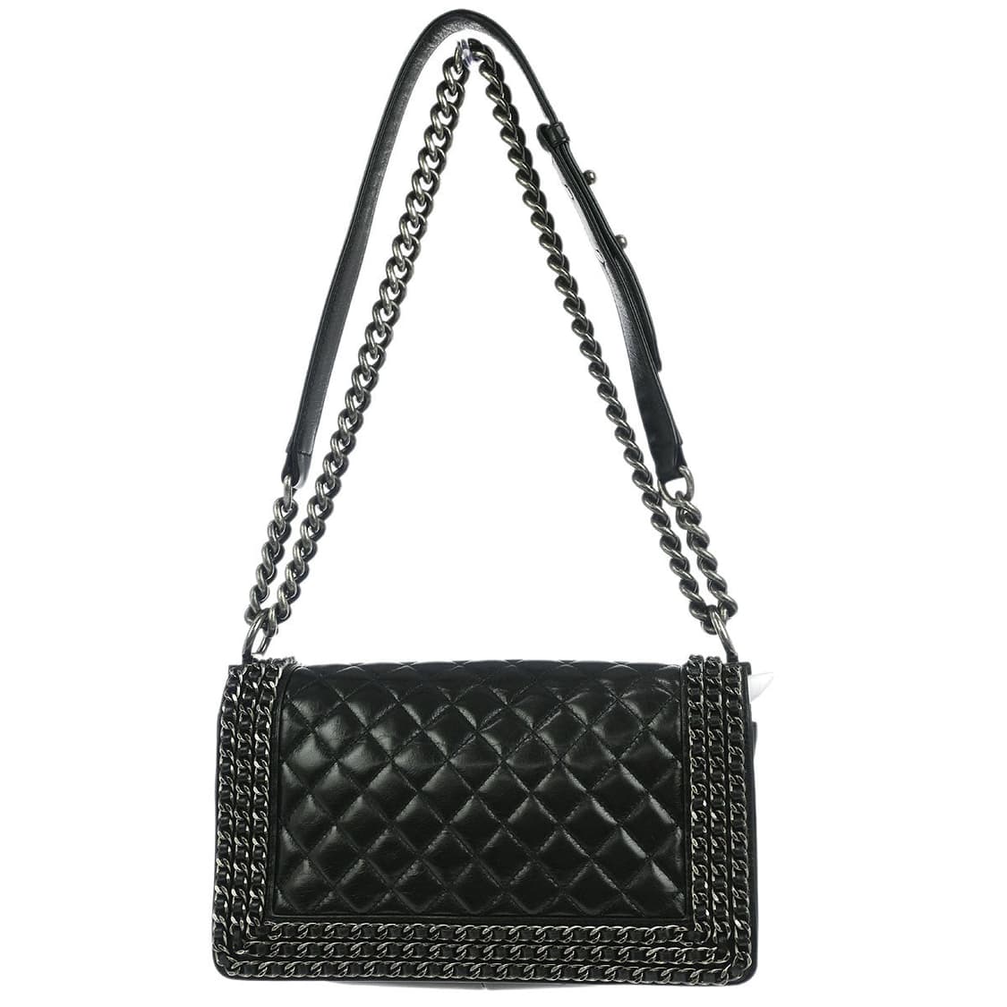 Boy Chanel Dark Navy Lambskin Medium bag 상품이미지2
