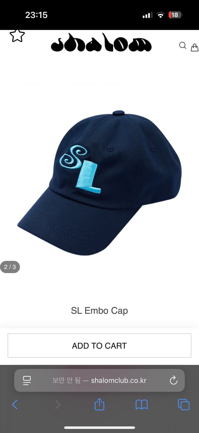 SL Embo Cap 샬롬클럽 모자 상품이미지2