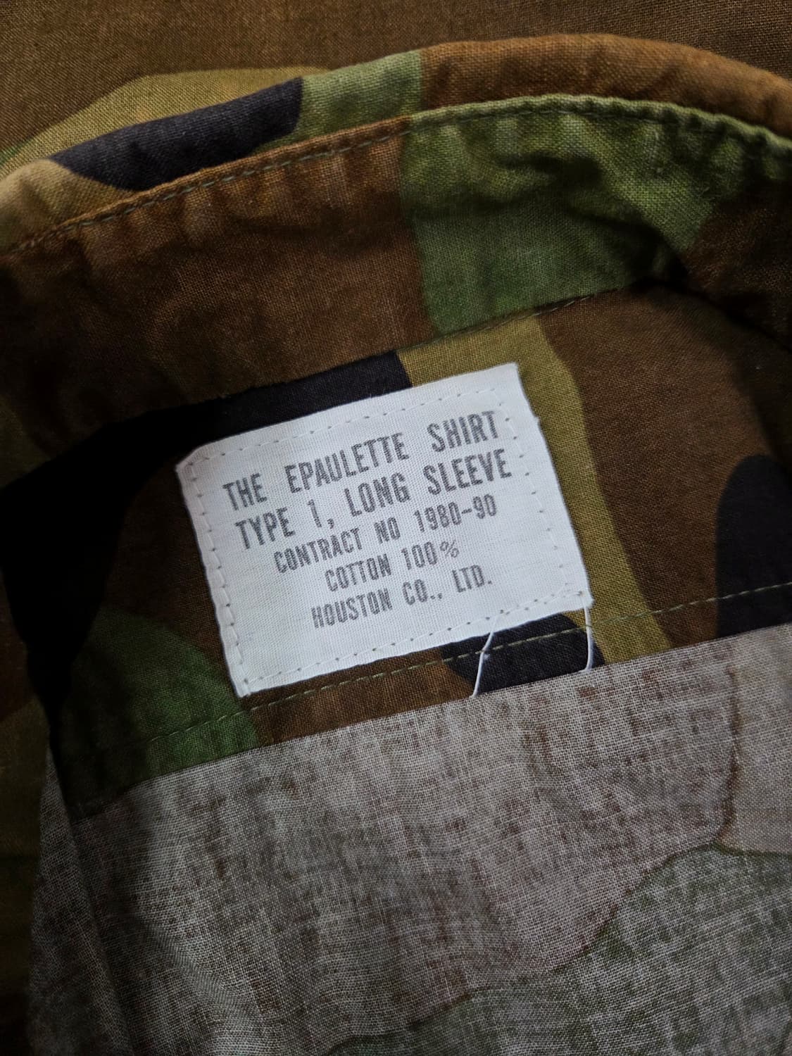 휴스턴 오리지널 복각 키모플라쥬 셔츠 상품이미지6