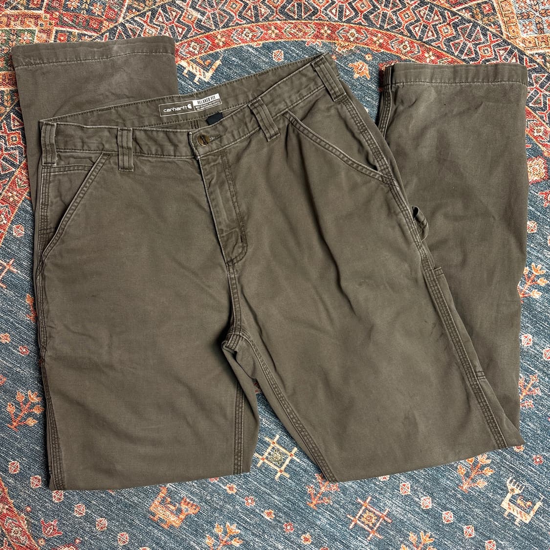 칼하트 싱글니 카펜터팬츠 상품이미지3