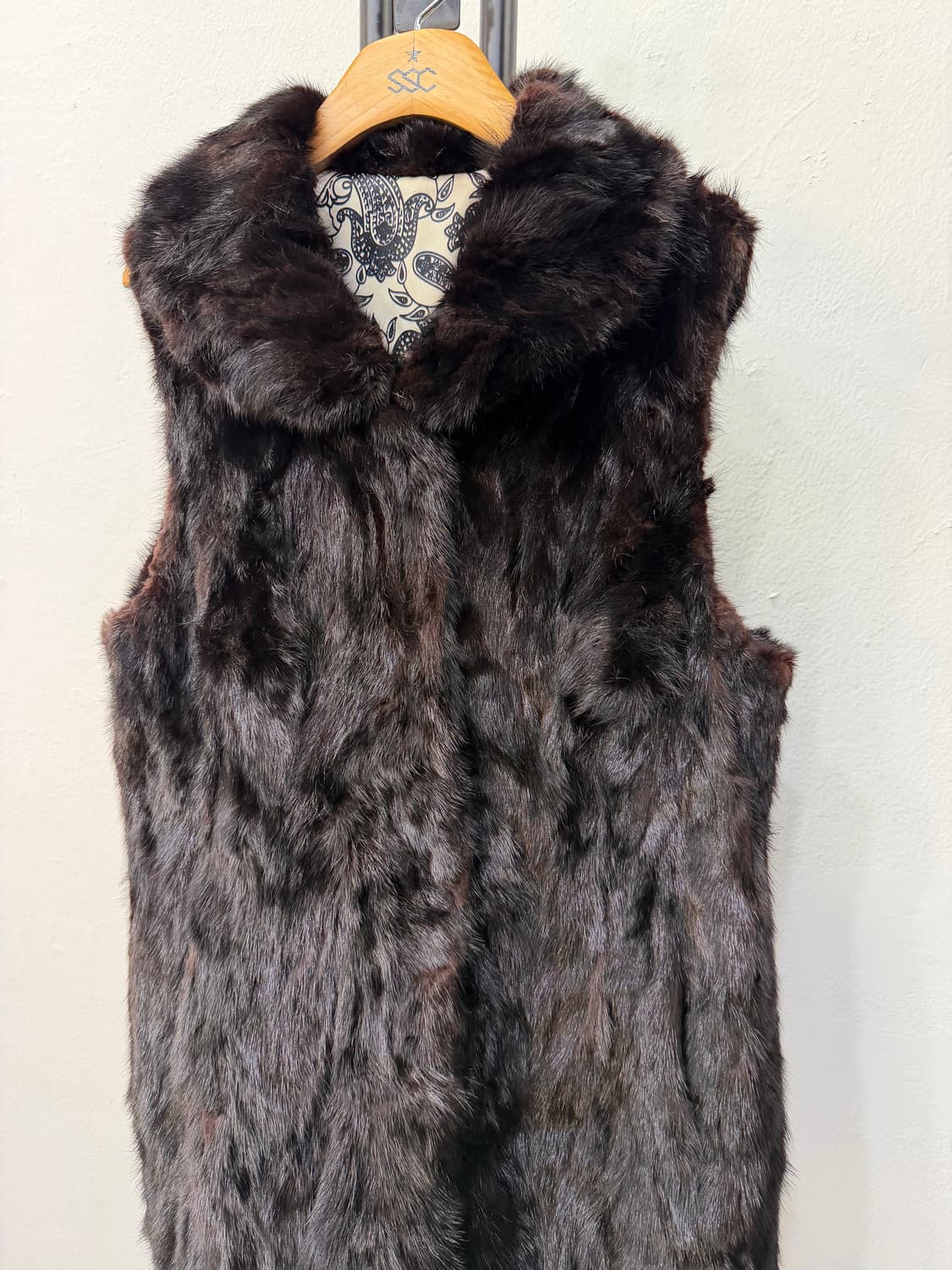 정품) 밍크 모피 베스트 조끼 77 상품이미지3