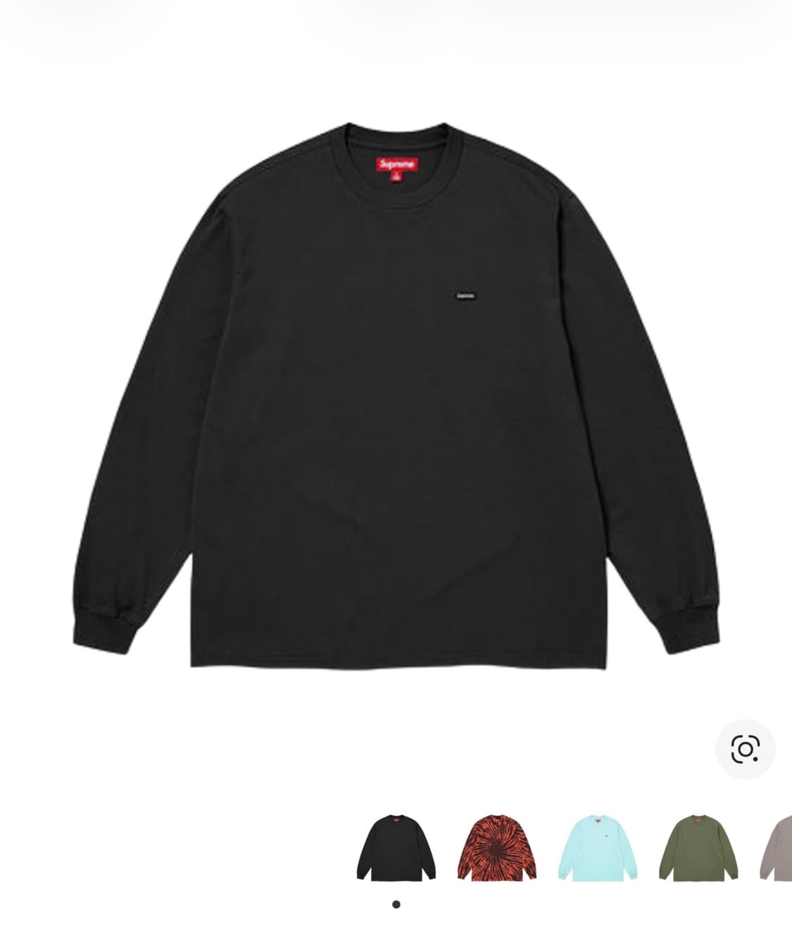 슈프림 스몰 박스 롱슬리브 블랙 26SS 상품이미지1