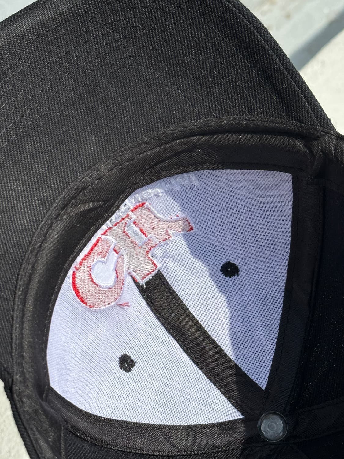 [F] CTR AJM 자수 블랙 워크웨어 빈티지 볼캡 모자 상품이미지5