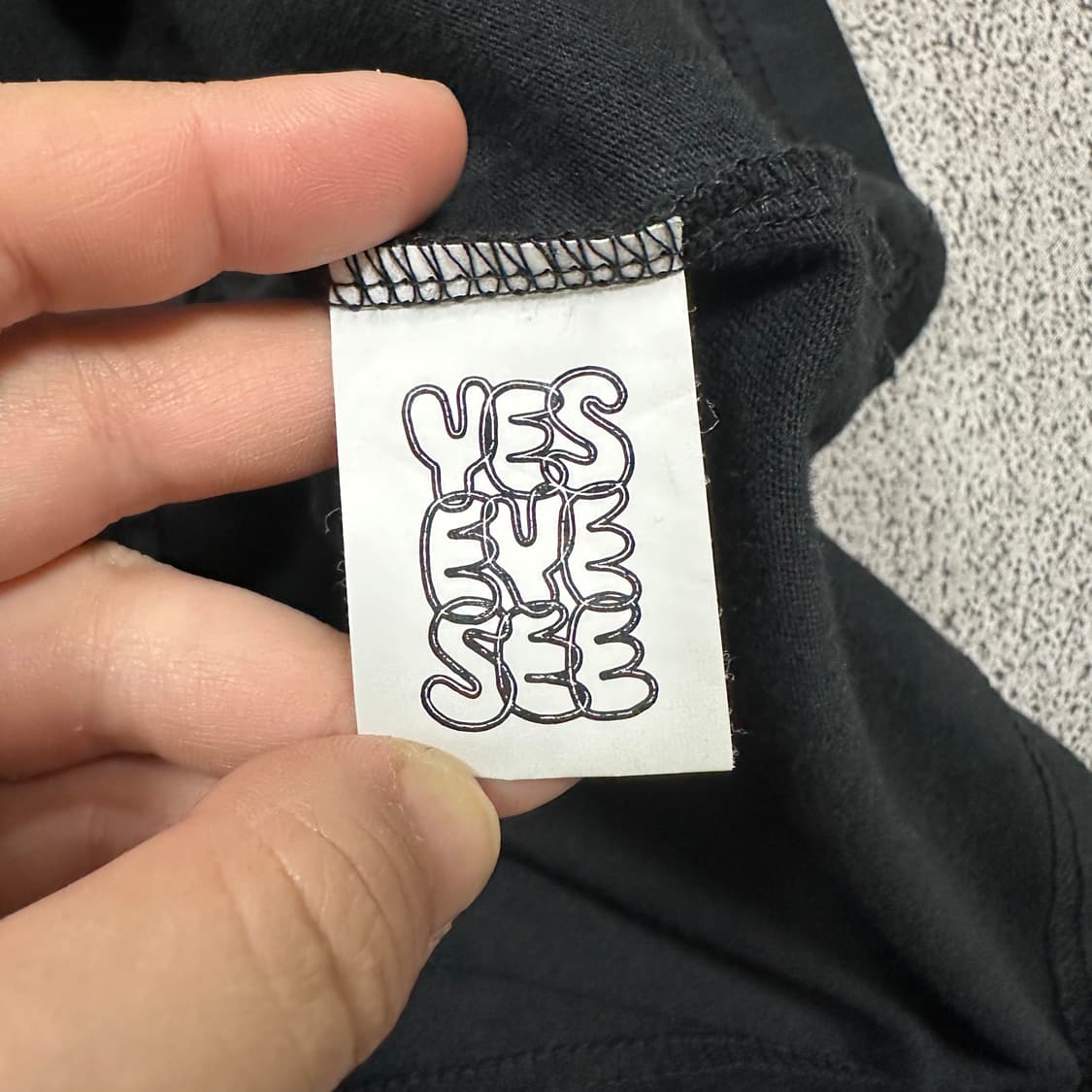 ✨ (만원 빈티지) 예쓰아이씨 블랙 반팔티 상품이미지5