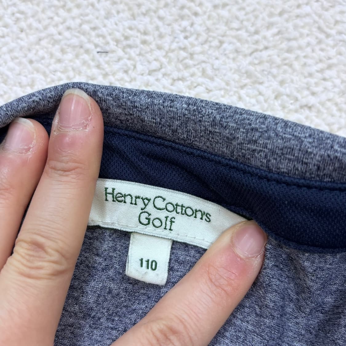 110 헨리코튼골프 남성 반팔 티셔츠 0313E 상품이미지3