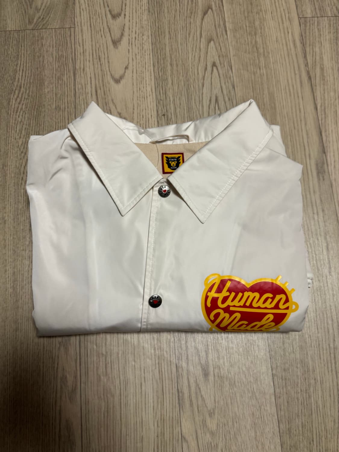휴먼메이드 코치자켓 화이트 레드  상품이미지5