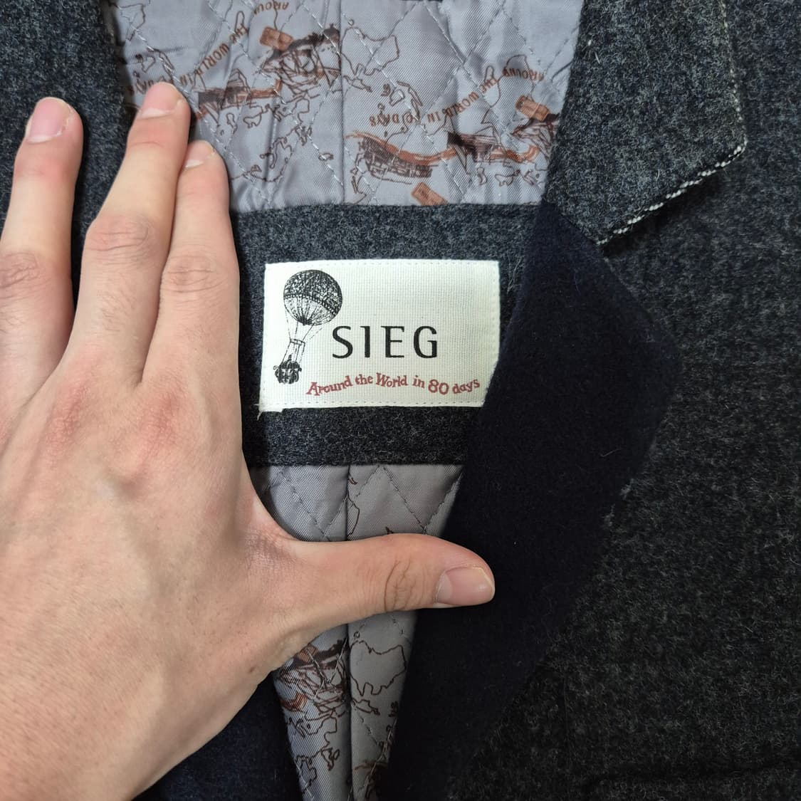 지이크 스트레치 모직 양가죽 블레이저 정장자켓 상품이미지5