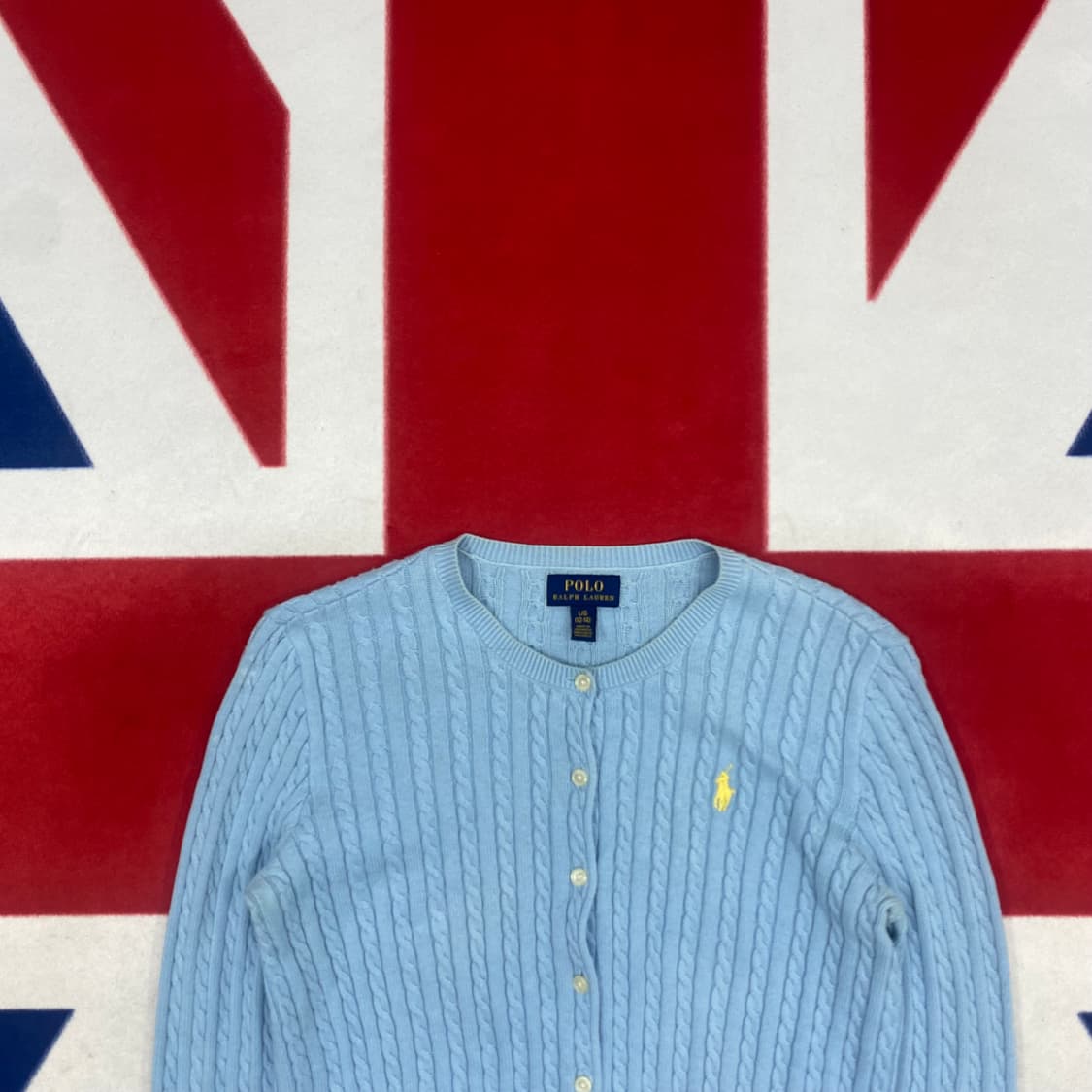 폴로 가디건 실측 여성 44-55 상품이미지3