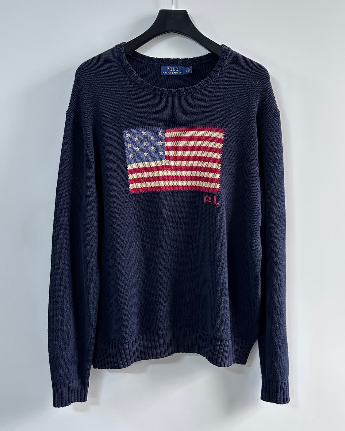 폴로 성조기 코튼 니트 (va.24) 상품이미지1