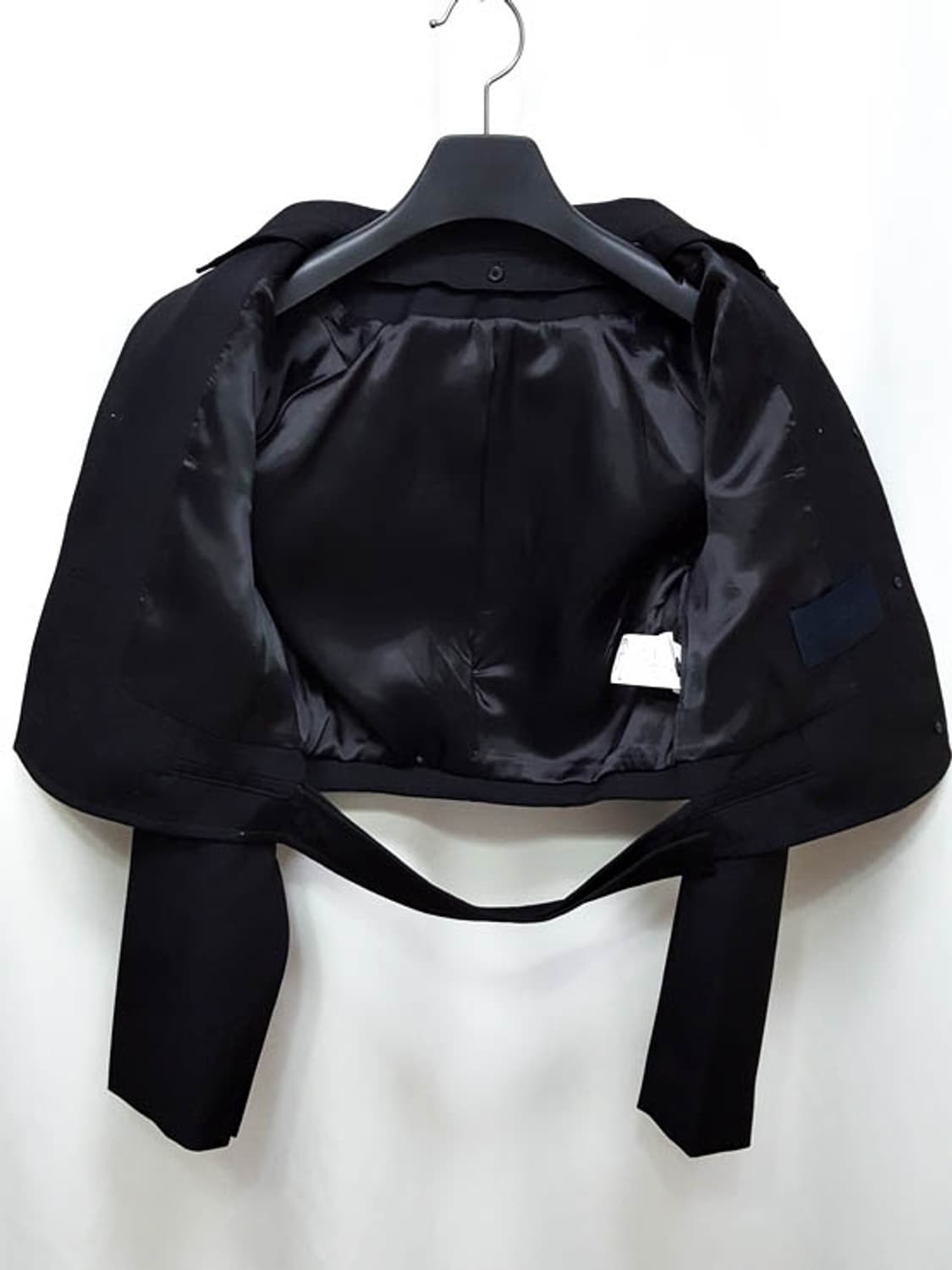 [미사용] 준지 여성 크롭 자켓 블랙 34 상품이미지5