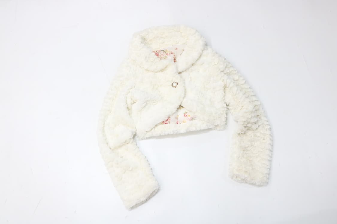 리즈리사 크롭 퍼자켓 상품이미지2