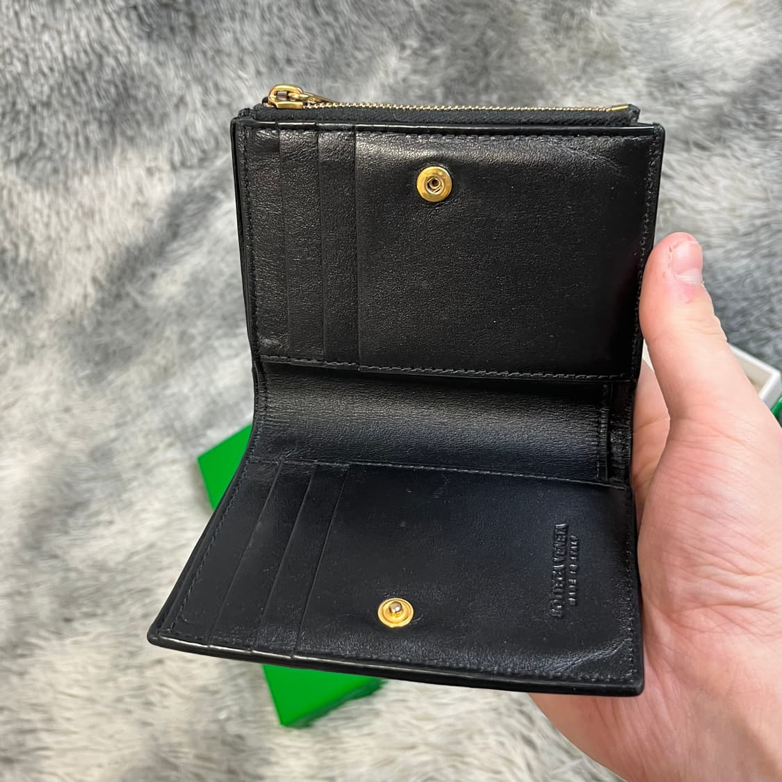 보테가베네타 인트레치아토 3단 반지갑 상품이미지5