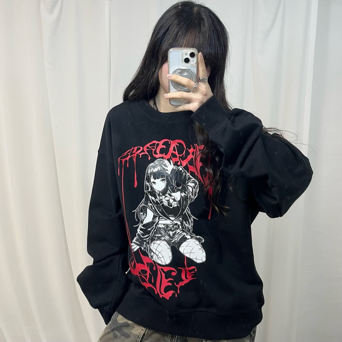 스텔라이브 아카네리제 맨투맨 상품이미지2