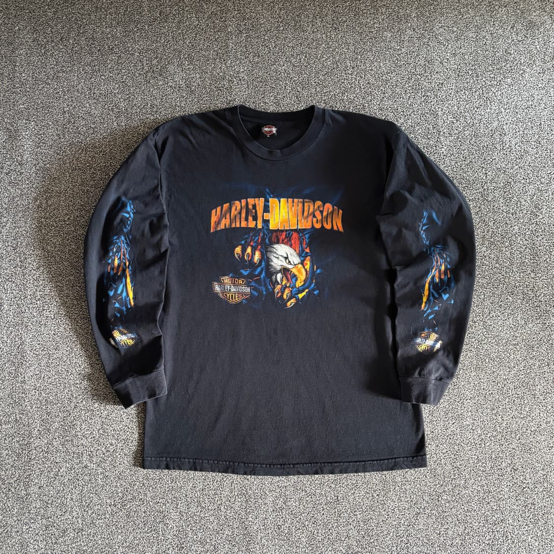 빈티지 할리데이비슨 롱슬리브 티셔츠 상품이미지3