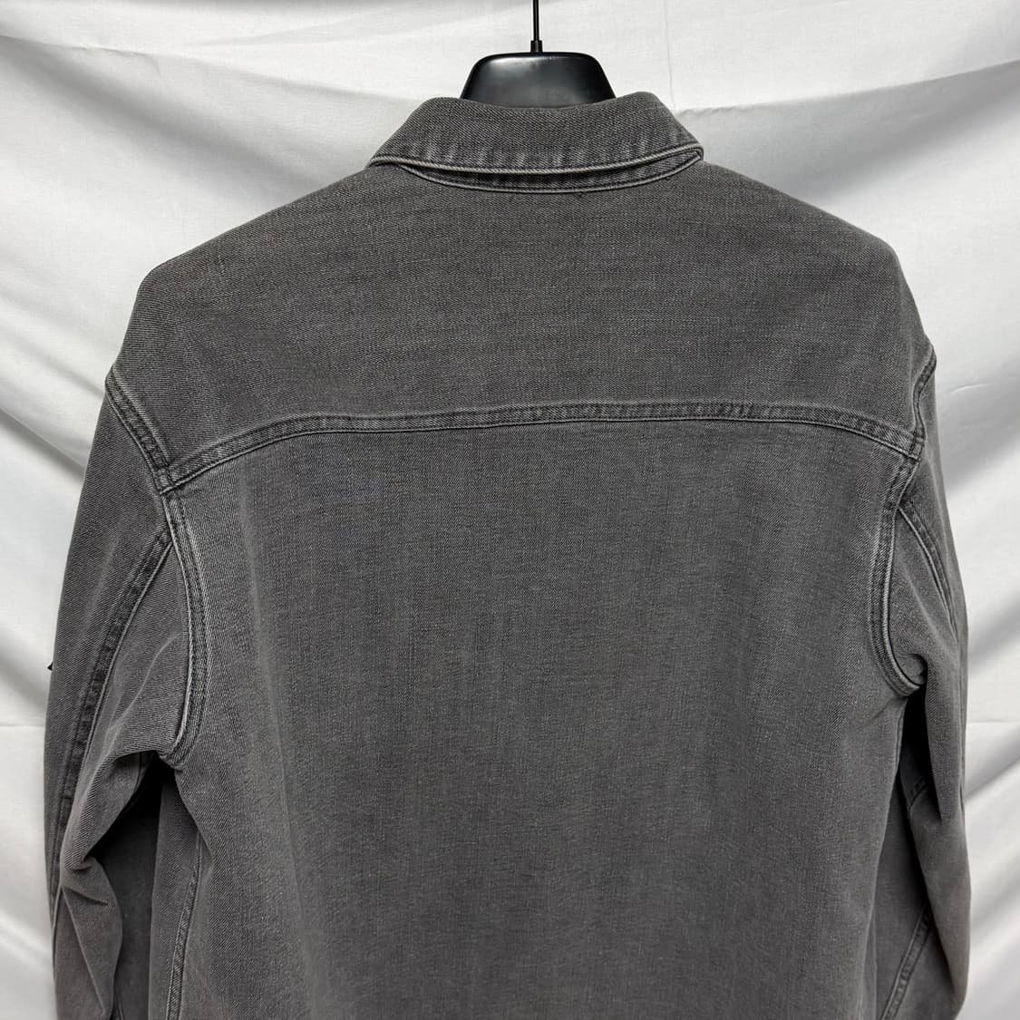 [S+급/39] 디올 Bee자수 로고 데님 셔츠 자켓 그레이 상품이미지5