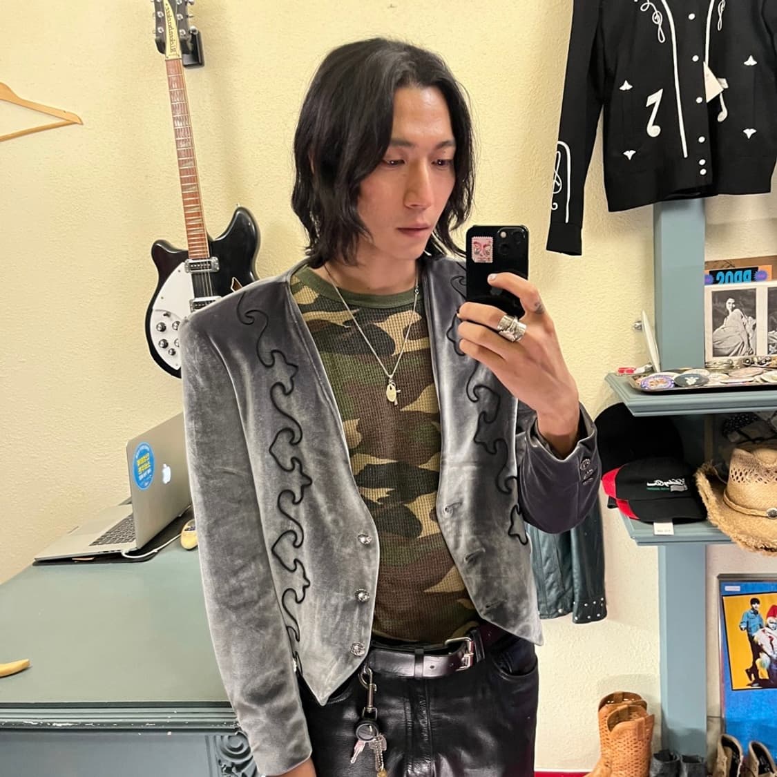 VELVET EMBROIDERED JACKET 상품이미지4