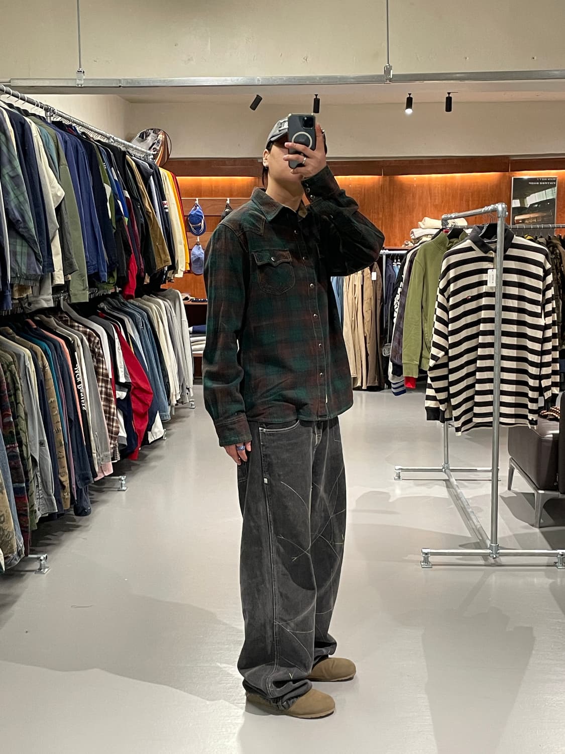 빈티지 헤비코튼 웨스턴 셔츠 상품이미지3