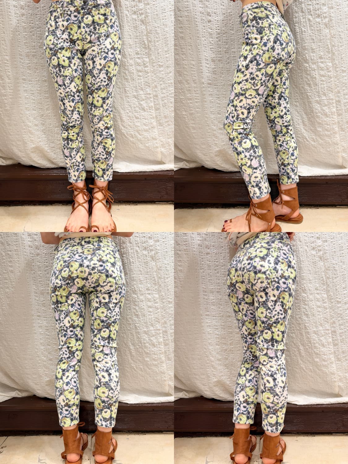Green garden leggings 상품이미지4
