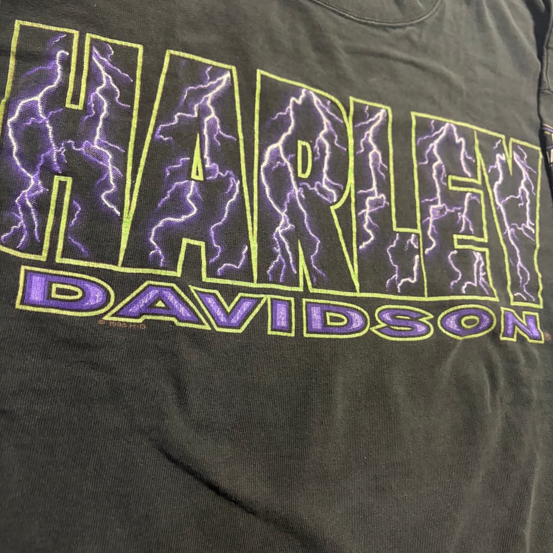 [XL] 1995 할리데이비슨 라이트닝 썬더 롱슬리브 상품이미지3