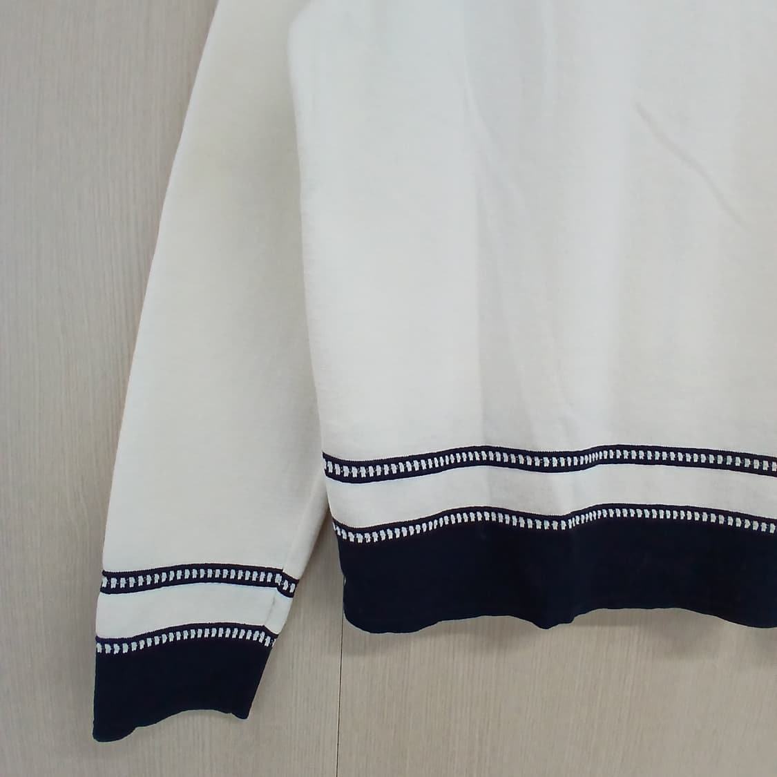 BCBG 화이트 니트 집업 가디건 상품이미지7
