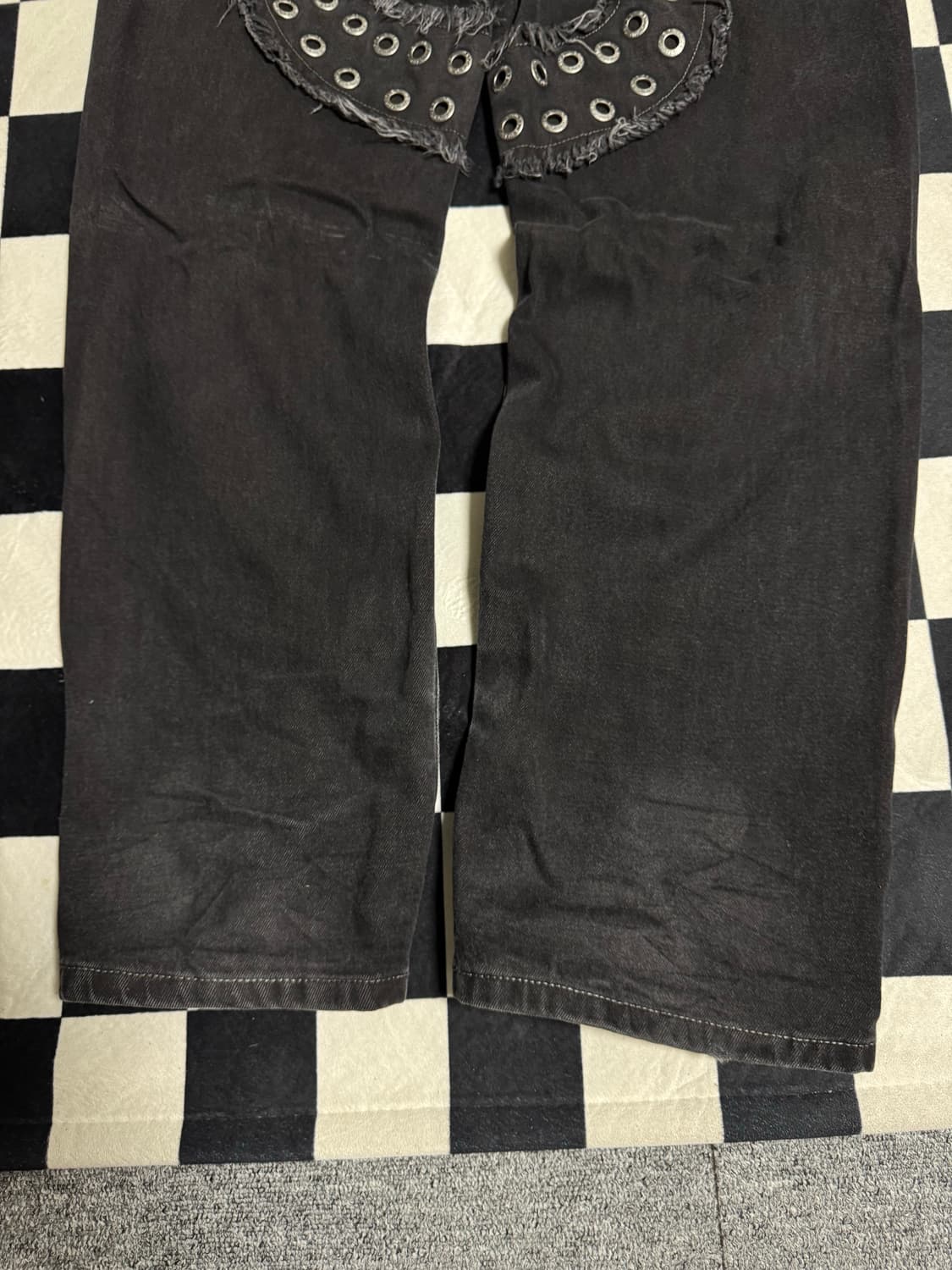 트루릴리젼x아이시토 데인저 홀스 슈 데님 팬츠 L 상품이미지3