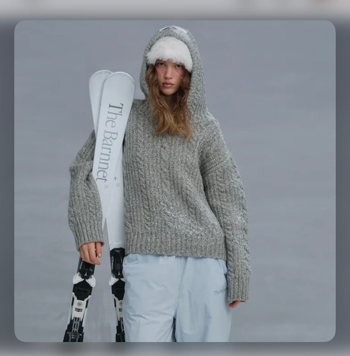 더바넷 니트후드 [택달린 새상품] 상품이미지1