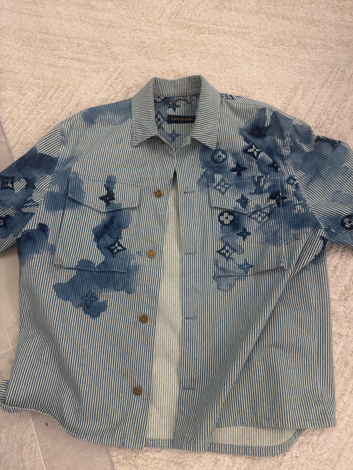 루이비통 워터컬러 셔츠 4XL 상품이미지1