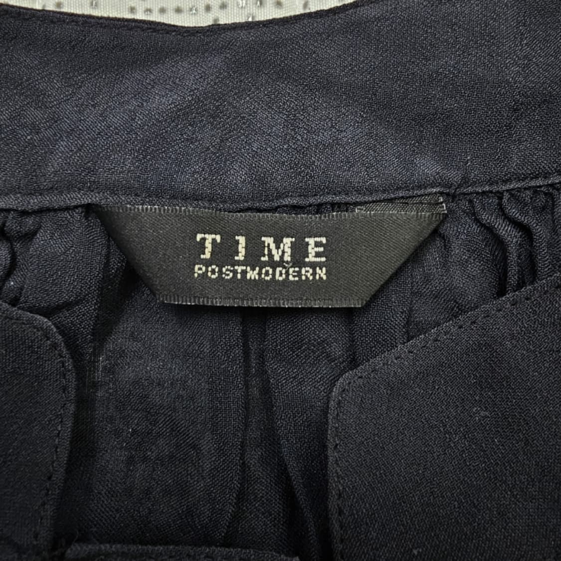 TIME 타임 블랙 블라우스 ~66 상품이미지8