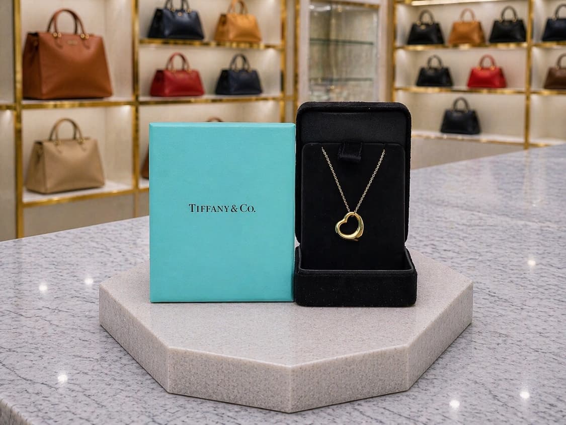 [A급] 티파니앤코 엘사 퍼레티 오픈 하트 펜던트 네크리스 판매합니다!! 상품이미지1