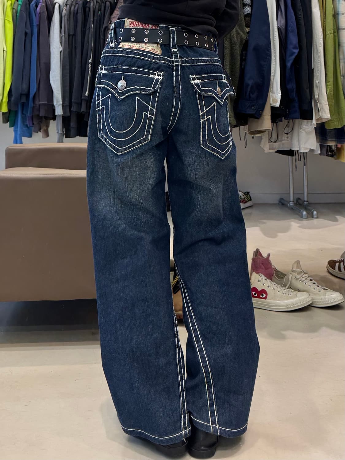 트루릴리젼 조이 빅 T 데님 팬츠 상품이미지6