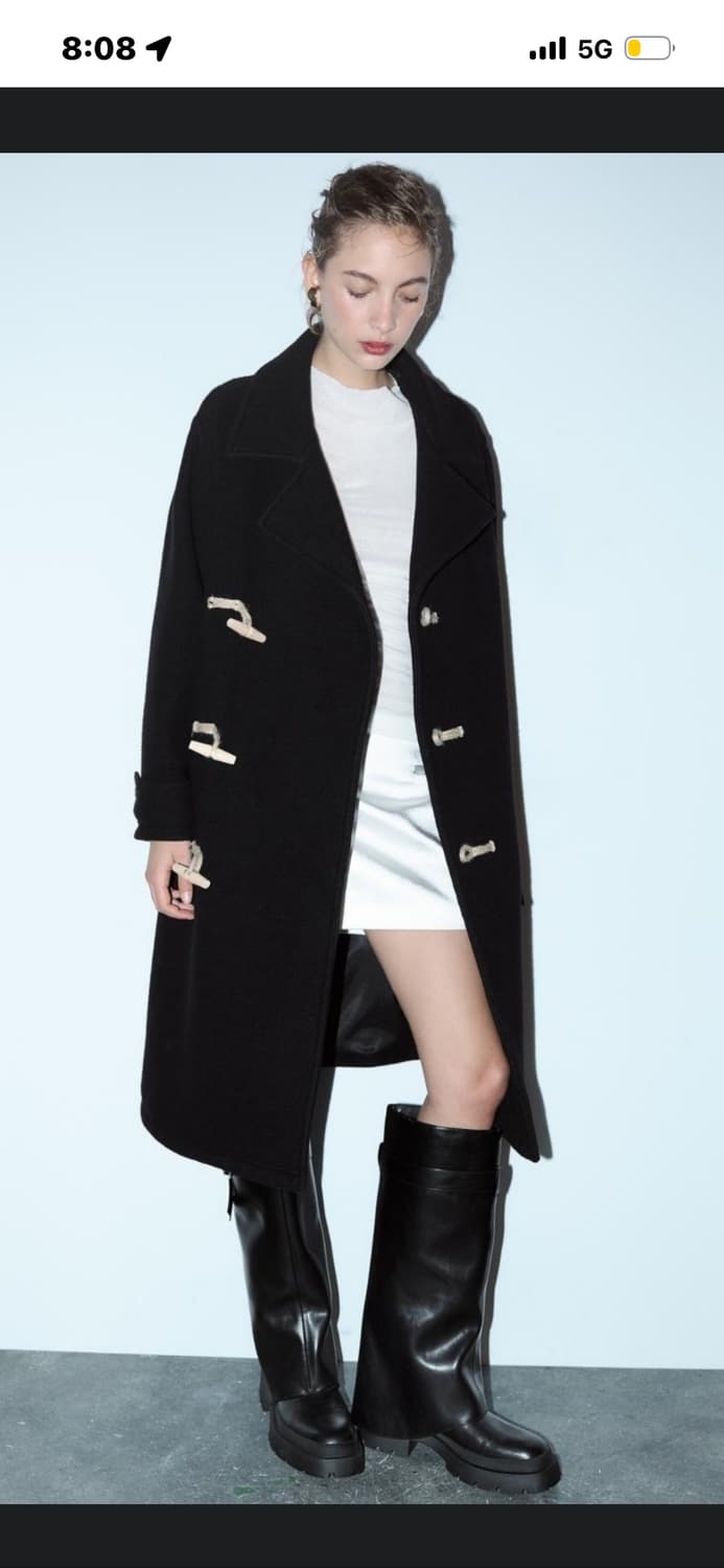 자라 니하이 버클 가터 부츠 상품이미지2