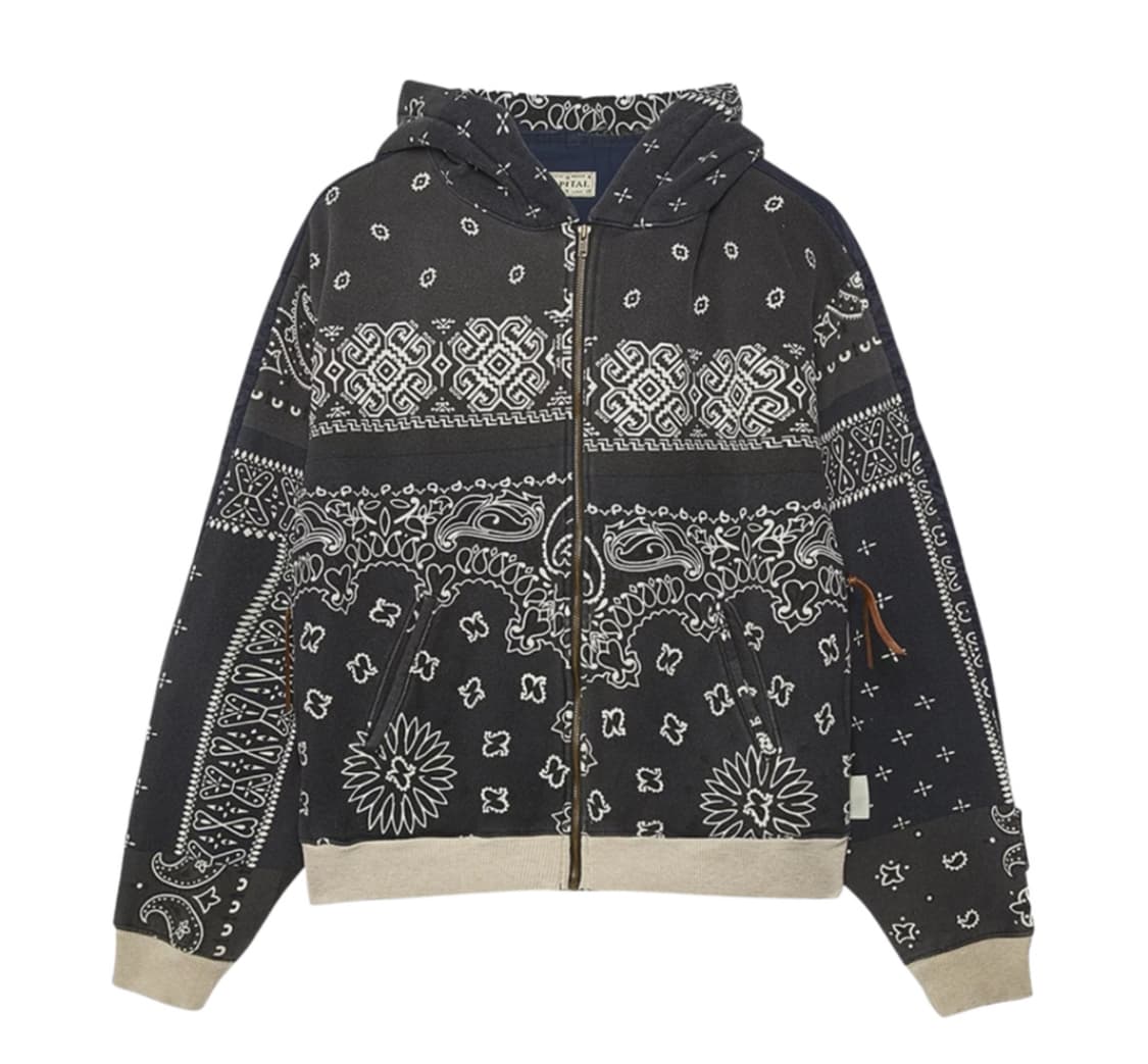 [구매] 캐피탈 플리스 반다나 비부악 후드 블루종 상품이미지1