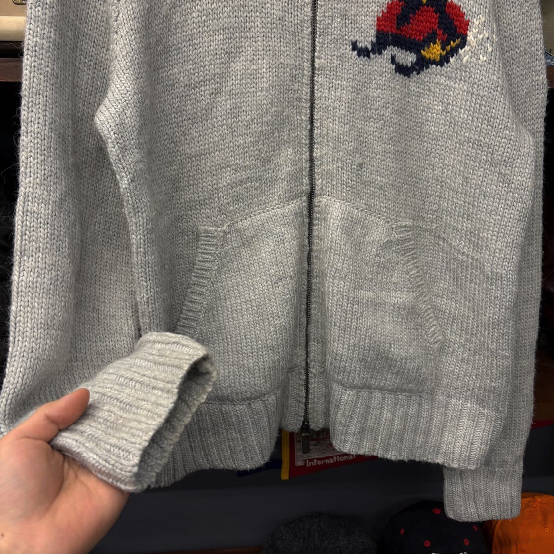 GAP X 마이클 바스티안 청키 알파카울 니트가디건 스노우모빌 N521 상품이미지4