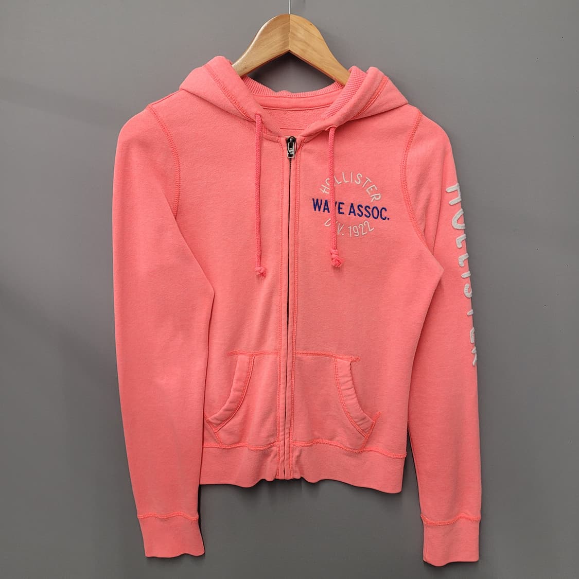 Hollister 홀리스터 후드집업 핑크 상품이미지1