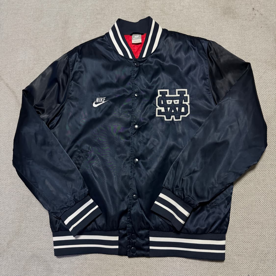 나이키 새틴 바시티 스타디움 자켓 상품이미지1