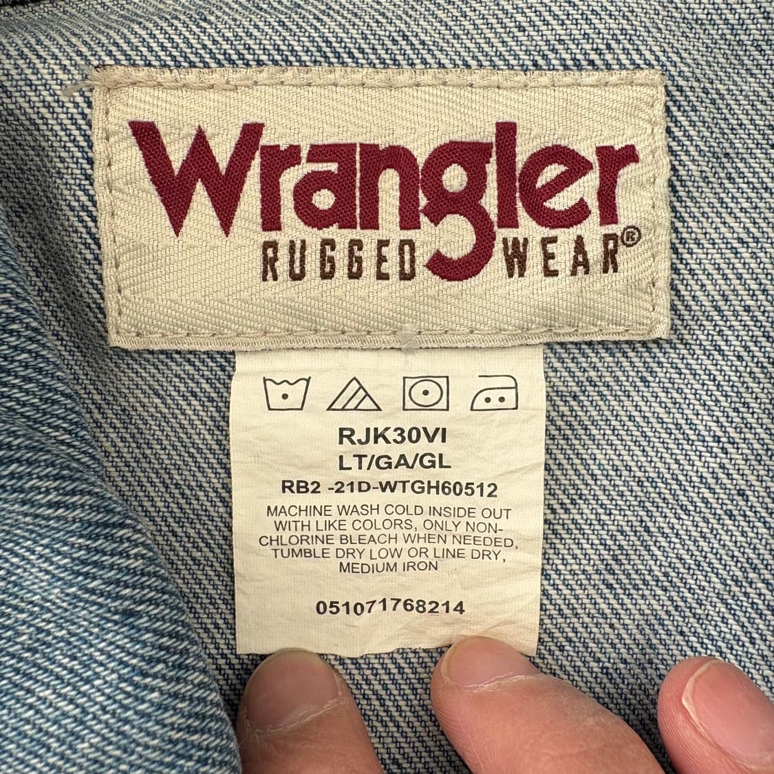 랭글러 Wrangler 러기드 웨어 데님 트러커 자켓 상품이미지7